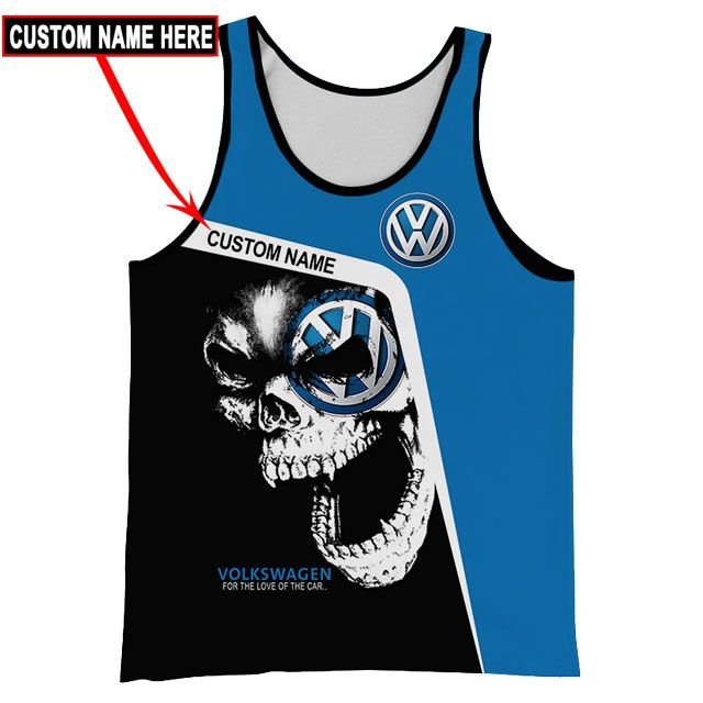 TOP Volkswagen Skull D7 Full Printing Custom Name All Over Print 3D Hoodie, Shirt 11