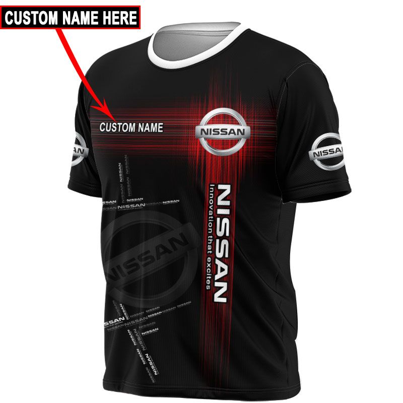 TOP Nissan Full Printing Custom Name All Over Print 3D Hoodie, Shirt 10