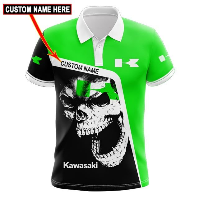 TOP Kawasaki Skull Full Printing Custom Name All Over Print 3D Hoodie, Shirt 9