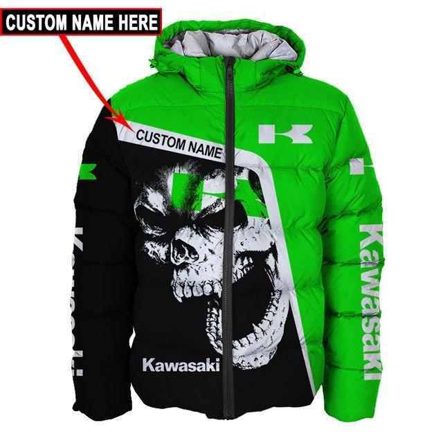 TOP Kawasaki Skull Full Printing Custom Name All Over Print 3D Hoodie, Shirt 7