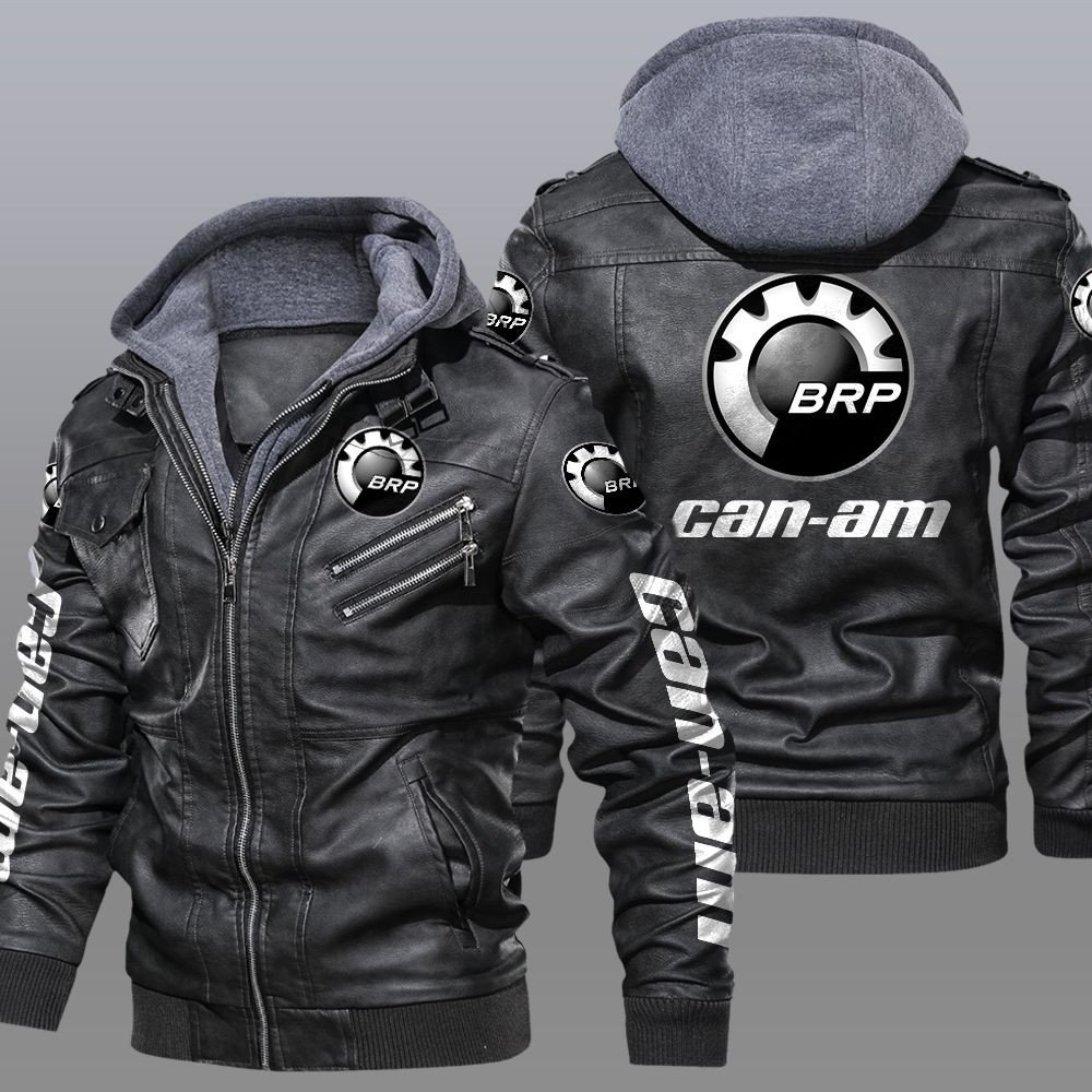 HOT Can-Am Motorcycles Leather Jacket 4