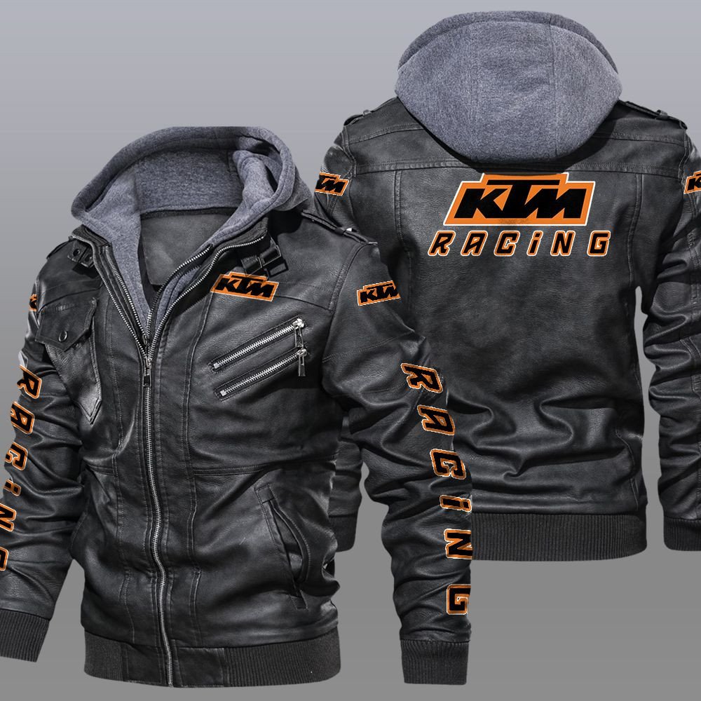 HOT Ktm Racing Leather Jacket 4