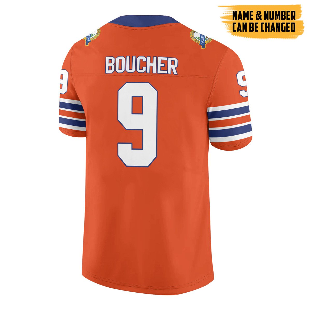 TOP WB Bourbon Bowl Personalized Custom Football All Over Print Jersey 5