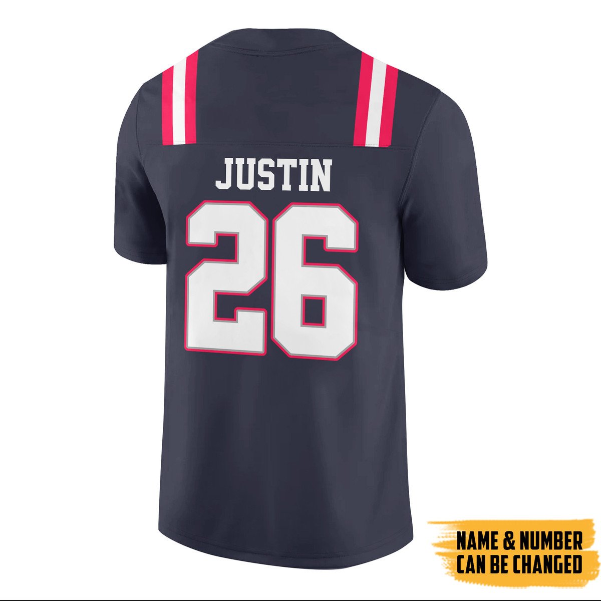 TOP New Eng Patriot Personalized Custom Football All Over Print Jersey 2