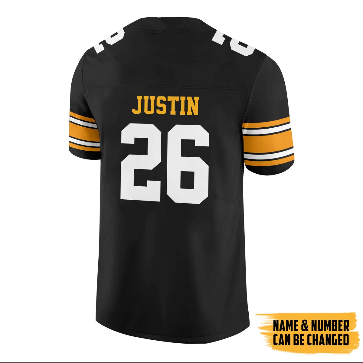 TOP NFL Pittsburgh Steelers Personalized Custom Football All Over Print Jersey 2