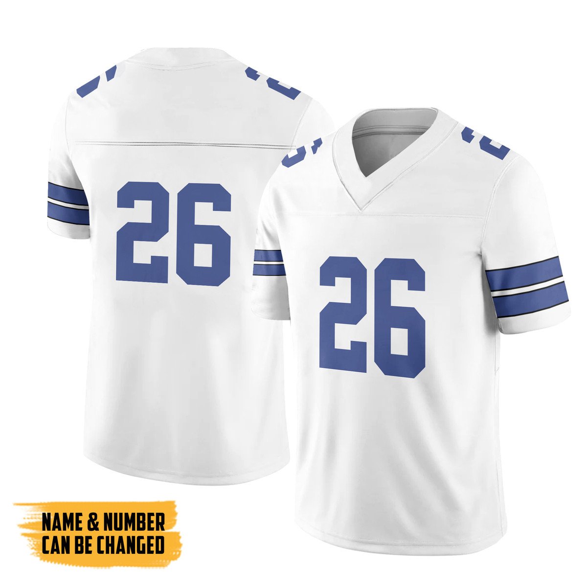 TOP Dallas Cowboyy Personalized Custom Football All Over Print Jersey 6