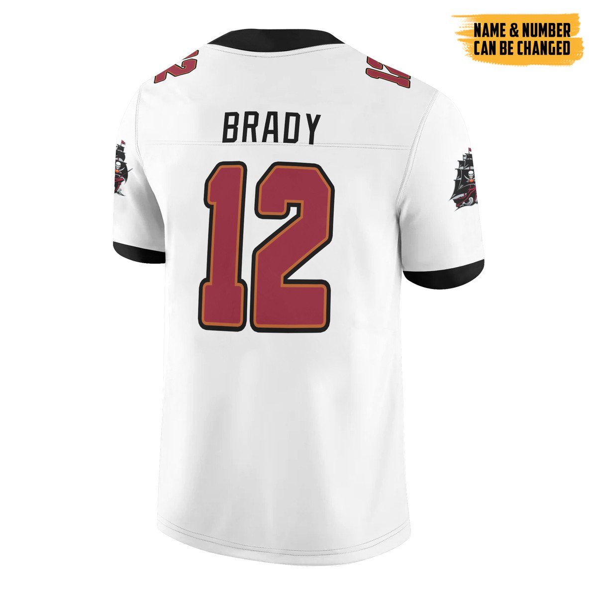 TOP NFL Tampa Bay White Personalized Custom Football All Over Print Jersey 4