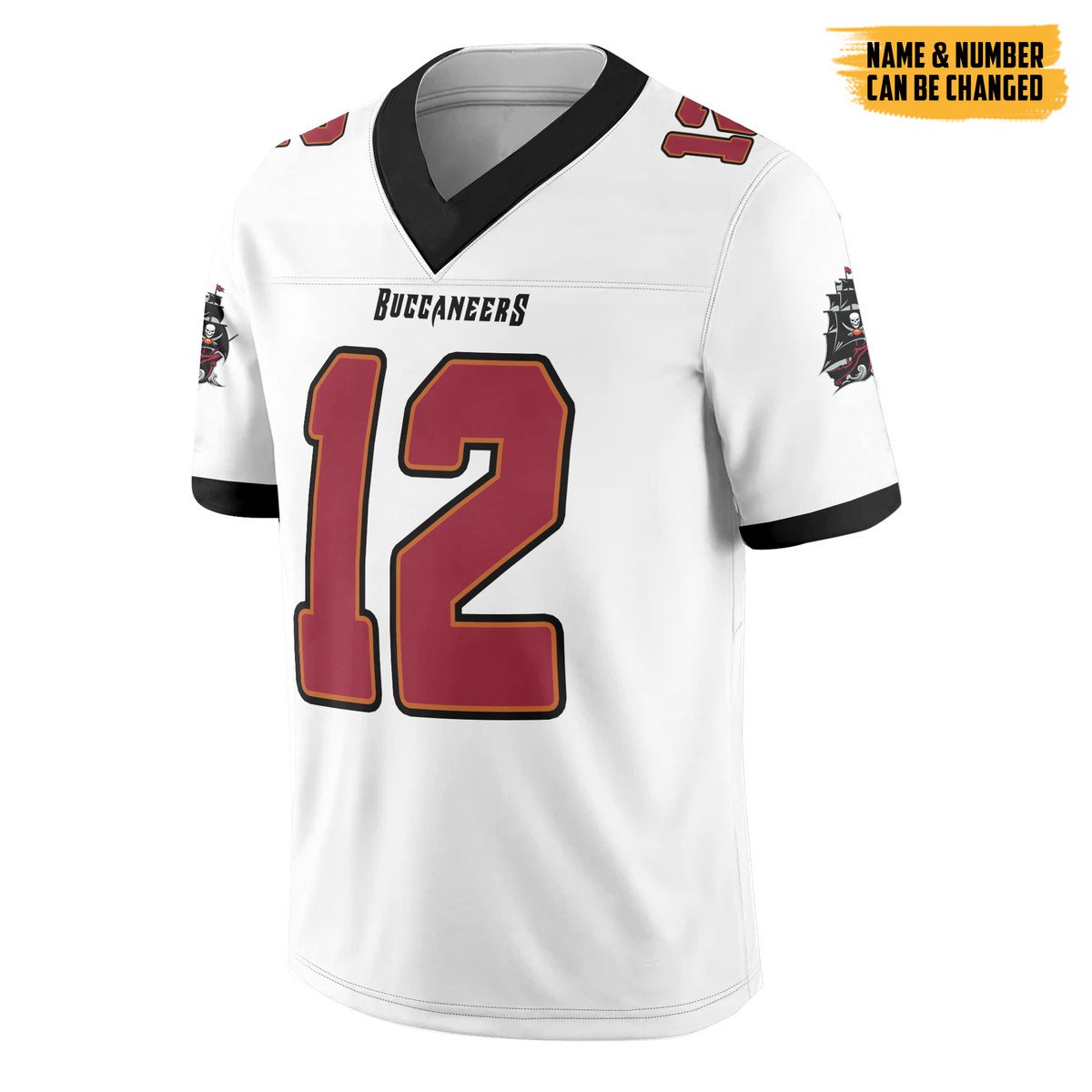 TOP NFL Tampa Bay White Personalized Custom Football All Over Print Jersey 7