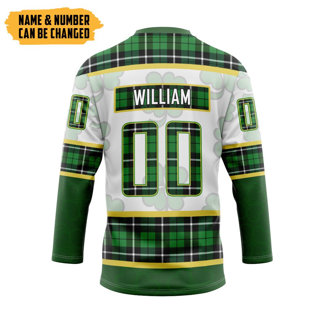 TOP Minnesota Wild St Patrick Day Personalized Custom Jersey Hockey Shirt 12