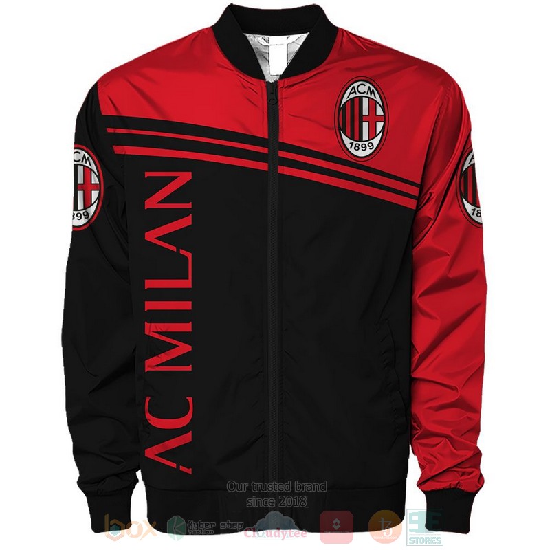 BEST AC Milan red black All Over Print 3D shirt, hoodie 6 BEST AC Milan red black All Over Print 3D shirt, hoodie - Image 6