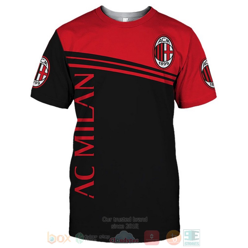 BEST AC Milan red black All Over Print 3D shirt, hoodie 11 BEST AC Milan red black All Over Print 3D shirt, hoodie - Image 11