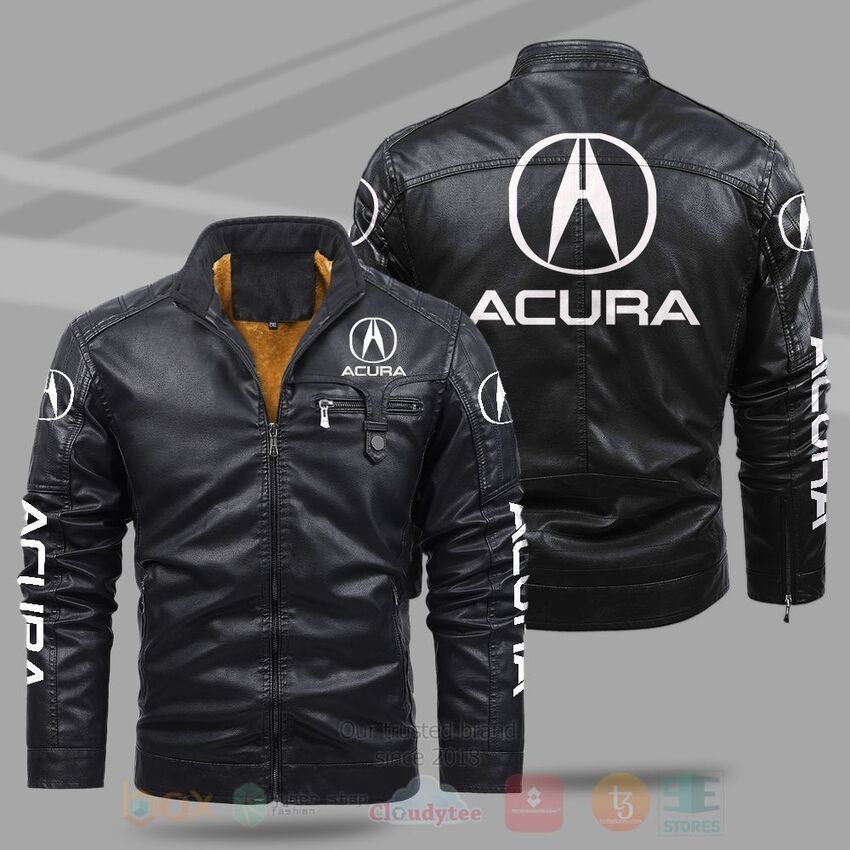 TOP Acura Fleece 2D Leather Pu Jacket 9