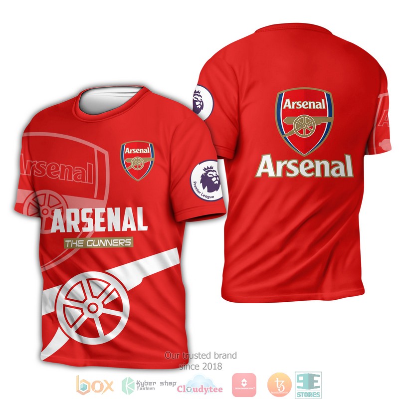 NEW Arsenal The Gunners full printed shirt, hoodie 9