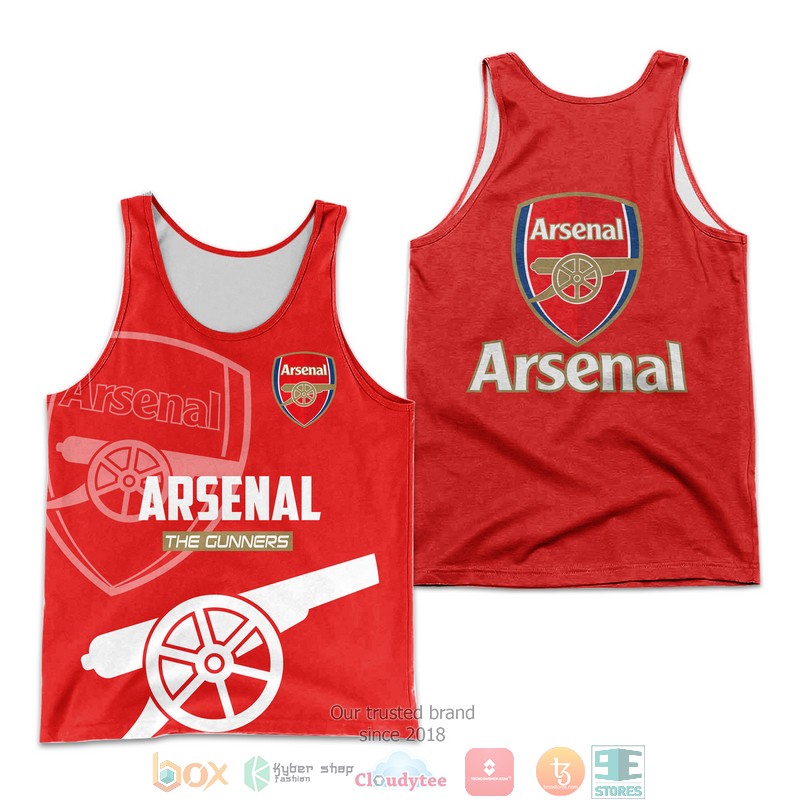 NEW Arsenal The Gunners full printed shirt, hoodie 10
