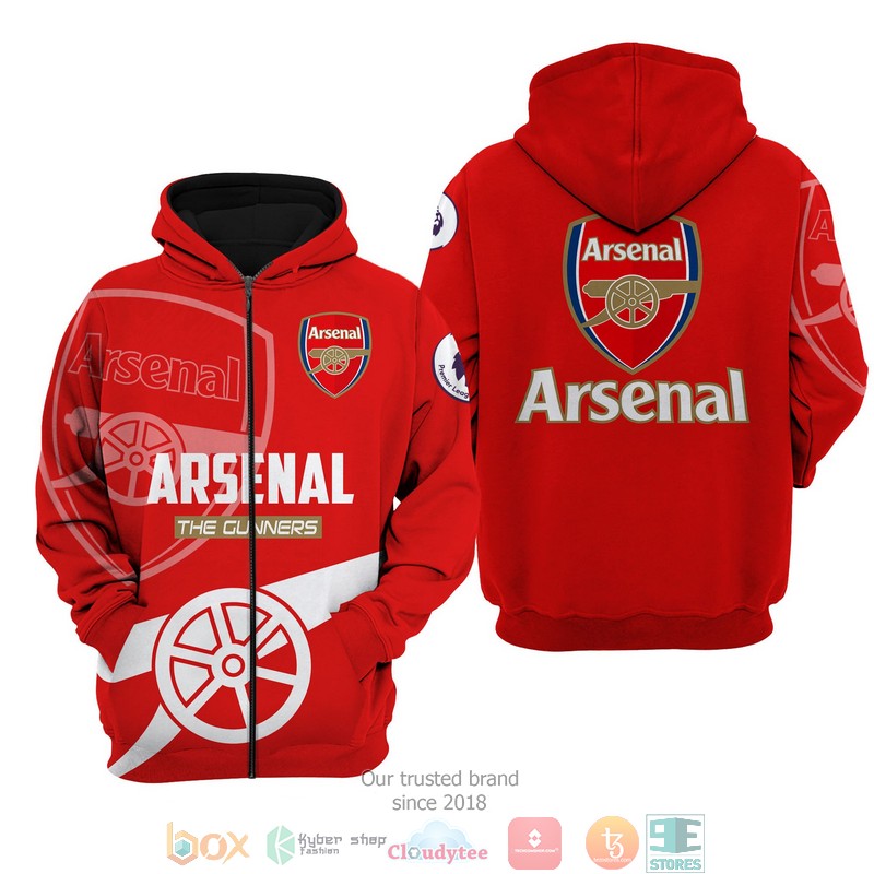 NEW Arsenal The Gunners full printed shirt, hoodie 13