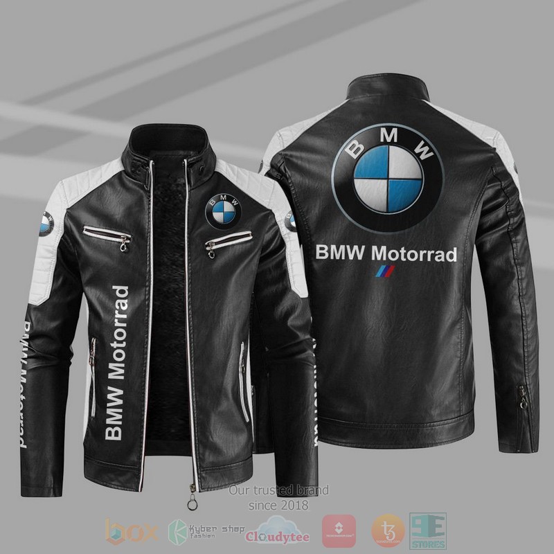 BEST BMW Motorrad Block PU Leather Jacket 10