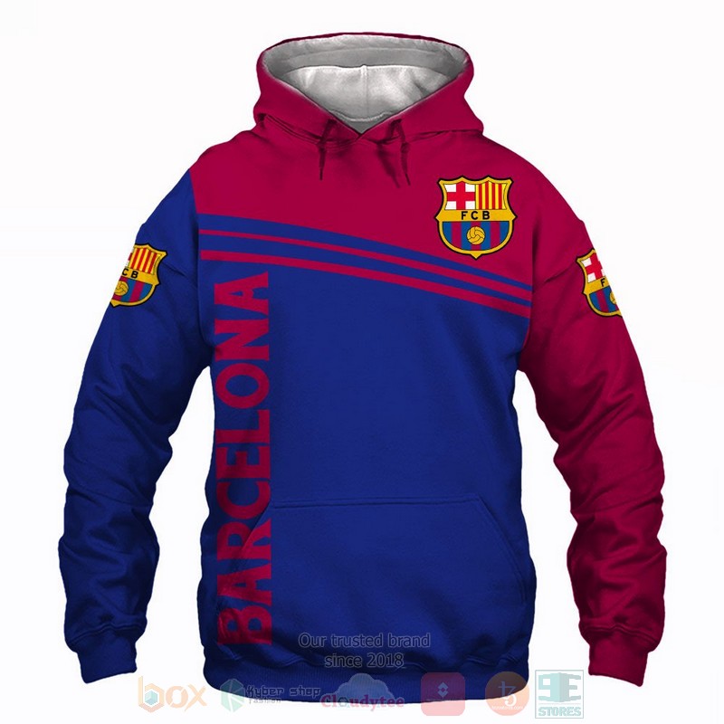BEST Barcelona Football Club blue red All Over Print 3D shirt, hoodie 49