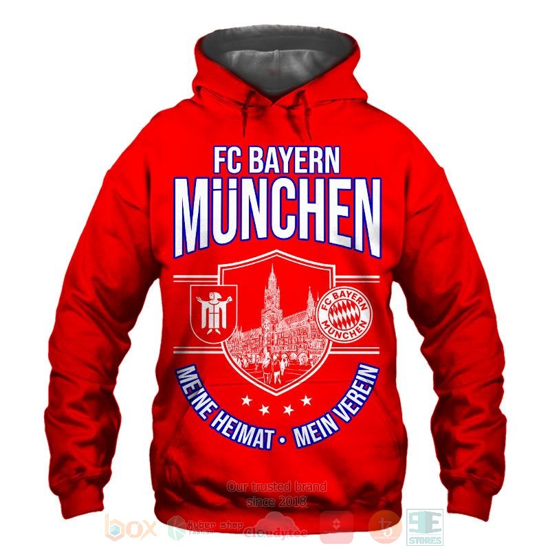 BEST Bayern Munchen FC red All Over Print 3D shirt, hoodie 64