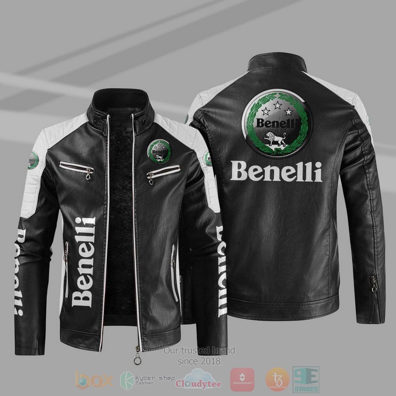 BEST Benelli Block PU Leather Jacket 10