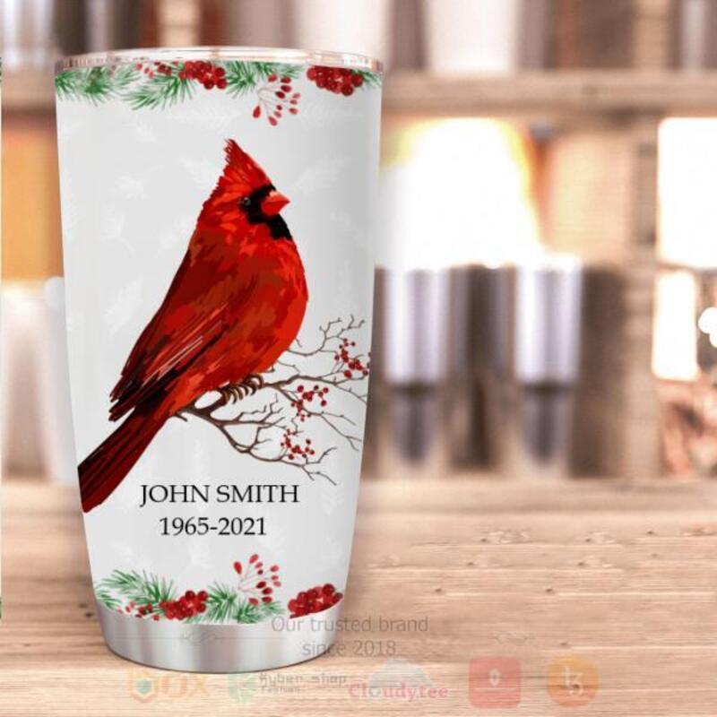 TOP Bird Those We Love Don't Go Away They Walk Beside Us Every Day Personalized Tumbler 6