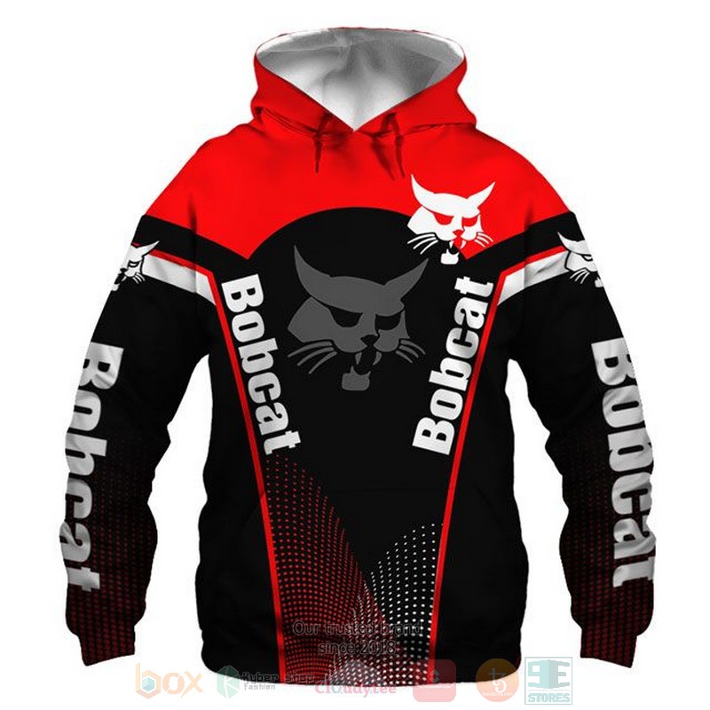 BEST Bobcat red black All Over Print 3D shirt, hoodie 49