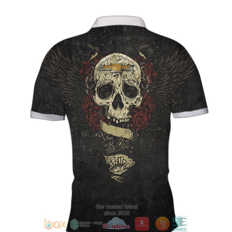 NEW Brand new design CHEVY Skull full printed shirt, hoodie 40