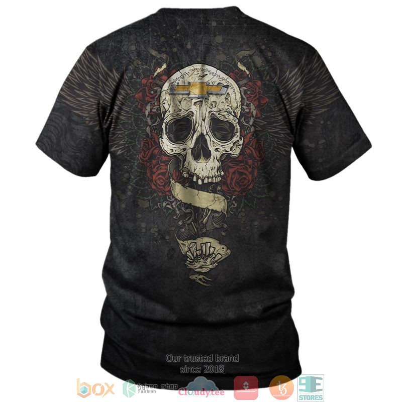NEW Brand new design CHEVY Skull full printed shirt, hoodie 11