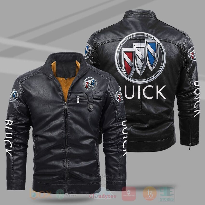 TOP Buick Fleece 2D Leather Pu Jacket 9