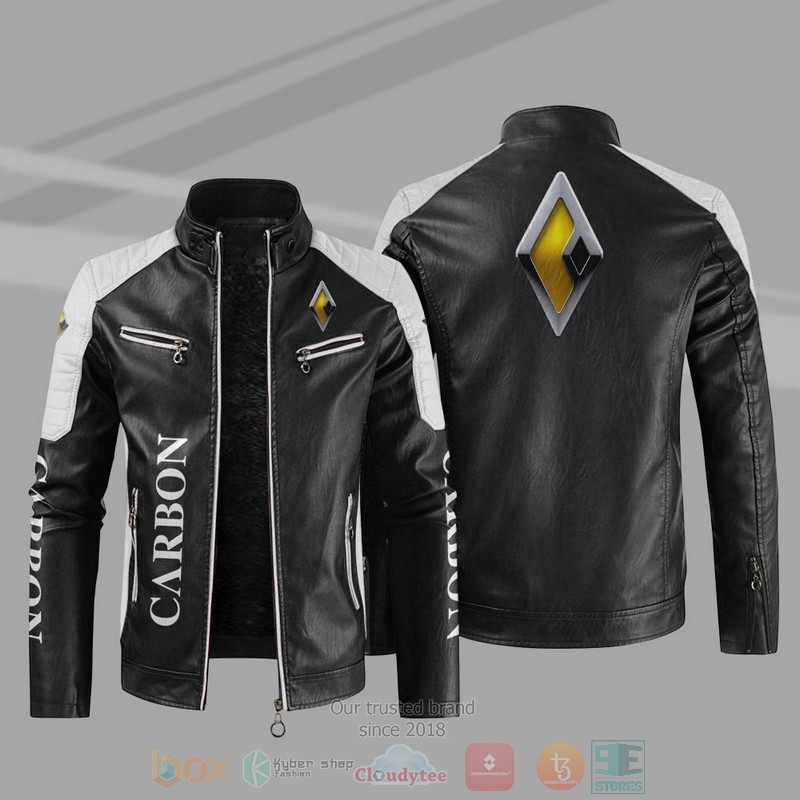 BEST Carbon Motor Block PU Leather Jacket 10