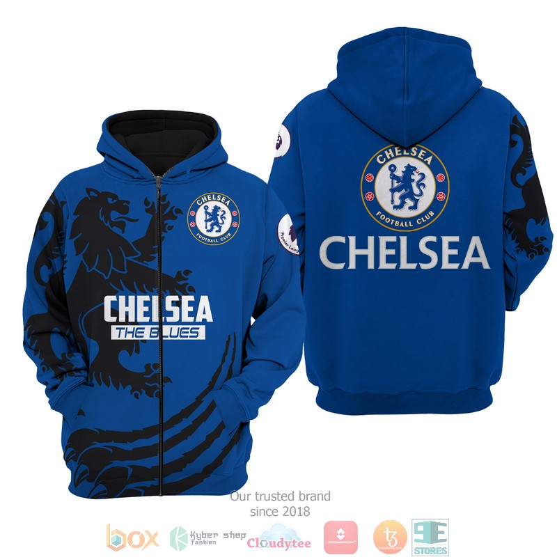 NEW Chelsea The Blues full printed shirt, hoodie 2