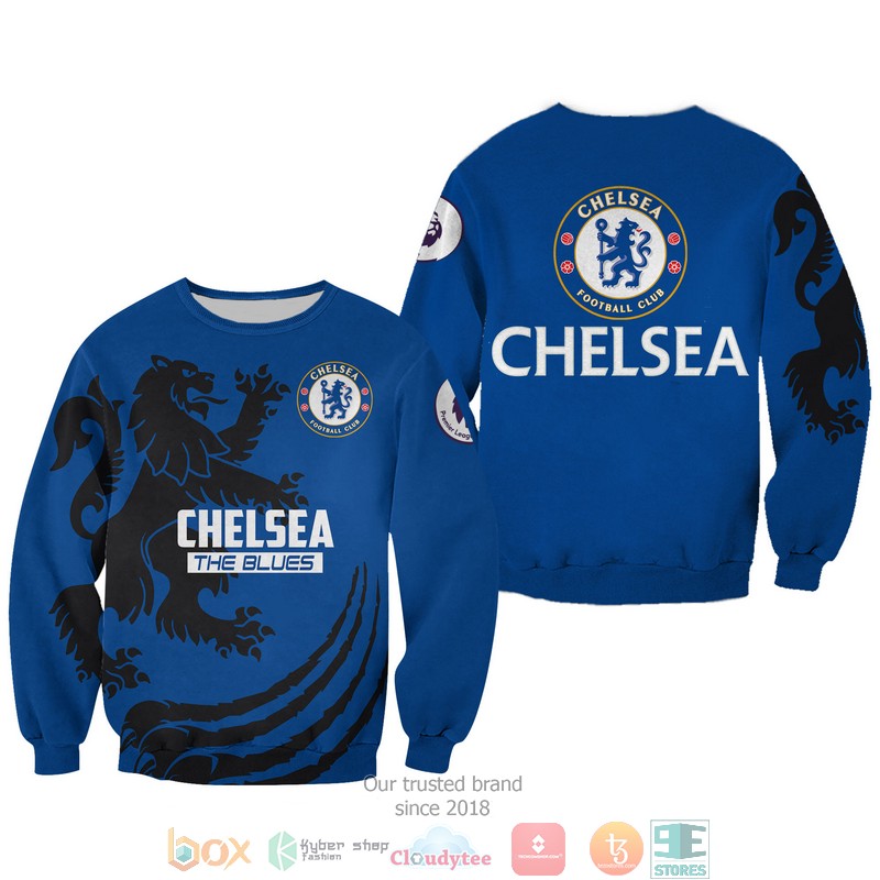 NEW Chelsea The Blues full printed shirt, hoodie 3