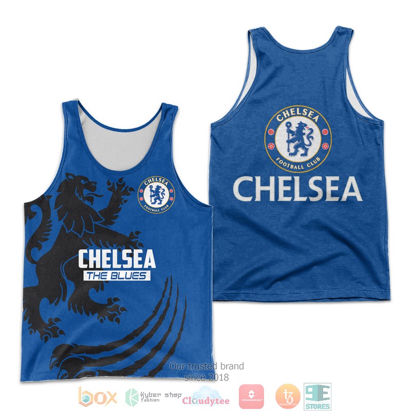 NEW Chelsea The Blues full printed shirt, hoodie 10