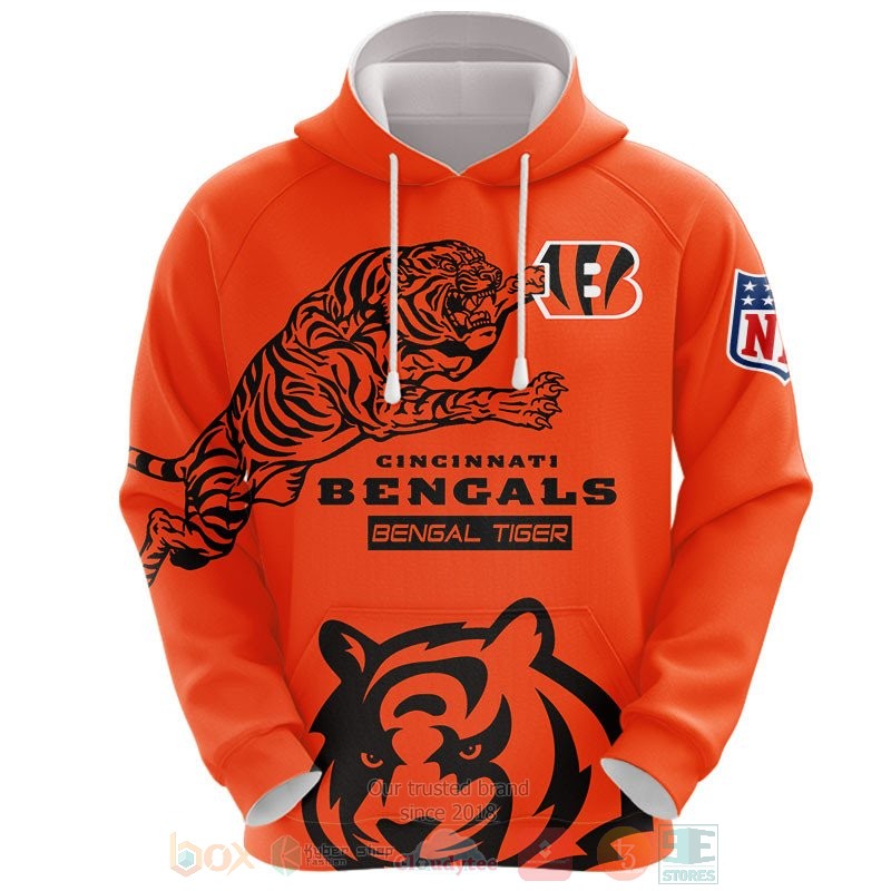 BEST Cincinnati Bengals Bengal Tiger All Over Print 3D shirt, hoodie 49