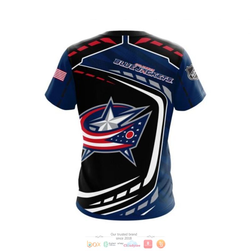 BEST Columbus Blue Jackets black blue all over print 3D shirt, hoodie - Image 9