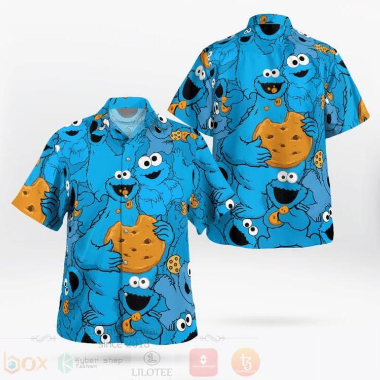 TOP Cookie Monster The Muppet Tropical Shirt 7