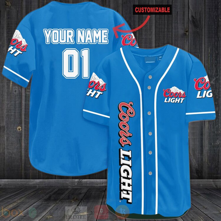 TOP Coors Light Personalized AOP Baseball Jersey 3