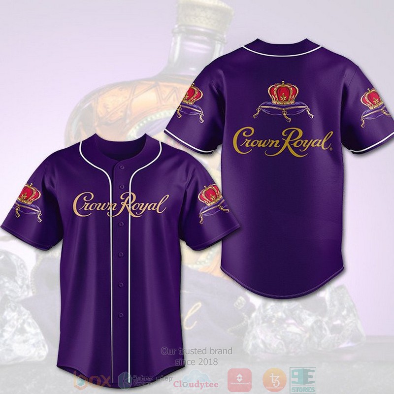 BEST Crown Royal purple Baseball shirt 3