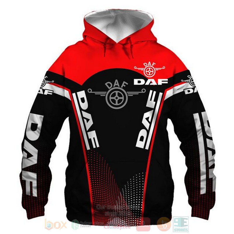 BEST DAF red black All Over Print 3D shirt, hoodie 49