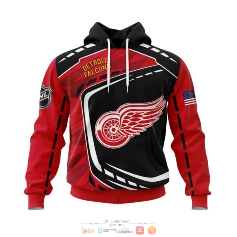 BEST Detroit Red Wings black red all over print 3D shirt, hoodie 19
