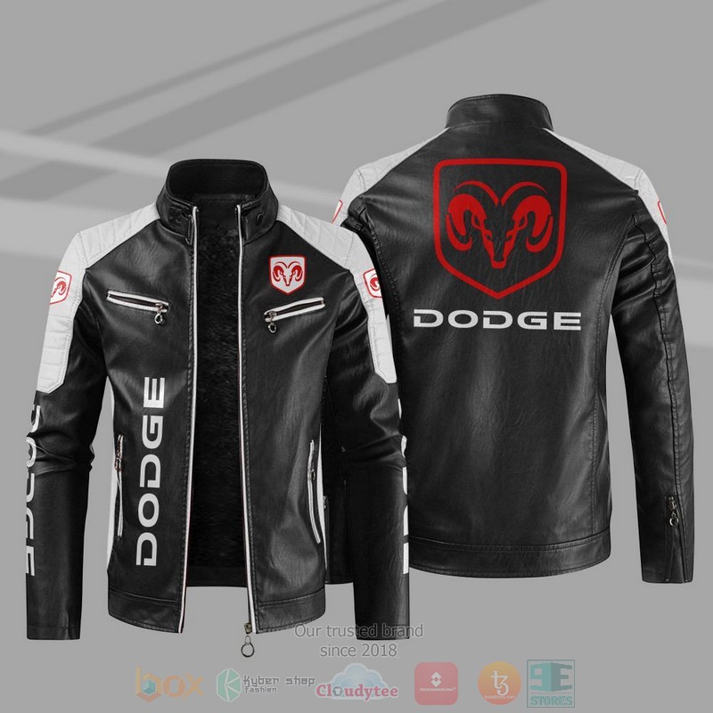 BEST Dodge Block PU Leather Jacket 10