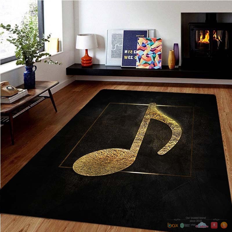 HOT Eighth Note Music Note Carpet Rug 7