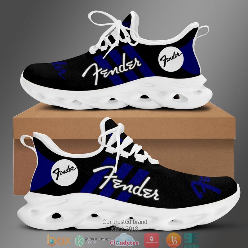 BEST Fender Black and Blue Adidas Clunky Max Soul shoes 9