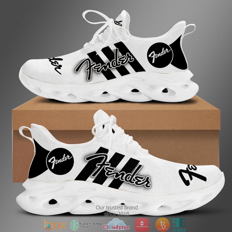 BEST Fender Black and White Adidas Clunky Max Soul shoes 6