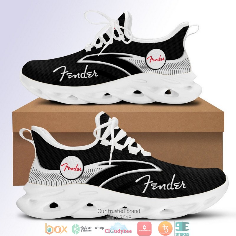 BEST Fender Black and White Clunky Max Soul shoes 8