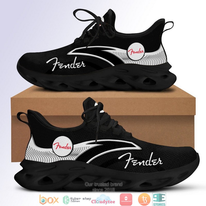 BEST Fender Black and White Clunky Max Soul shoes 10