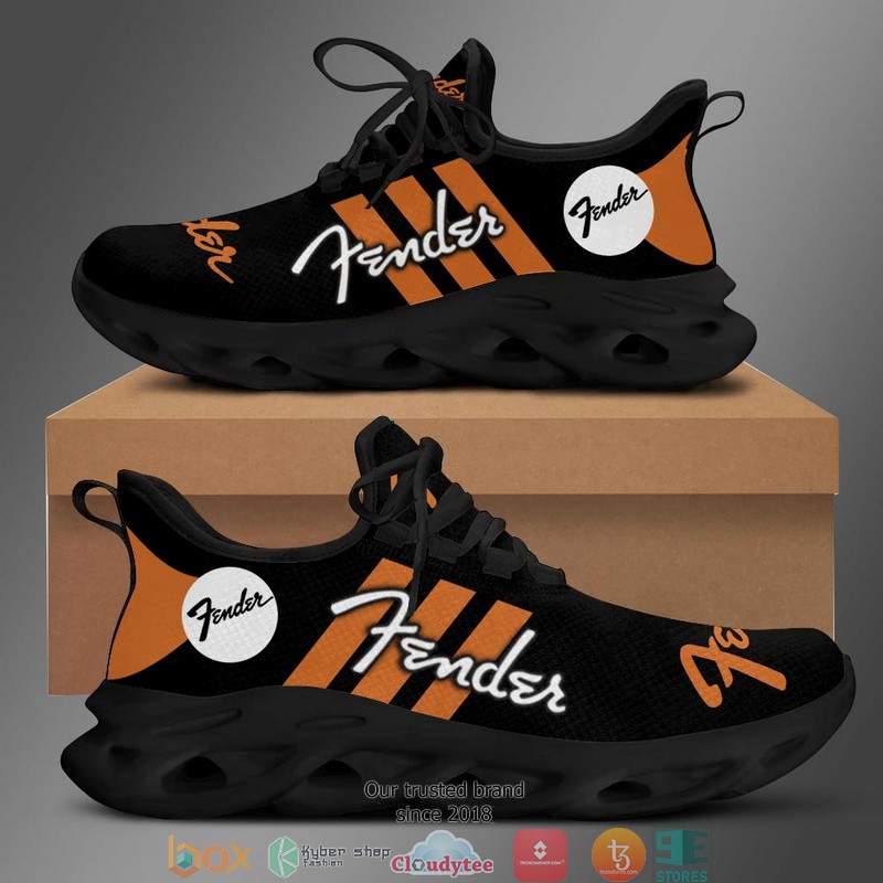BEST Fender Black orange Clunky Max Soul shoes 2