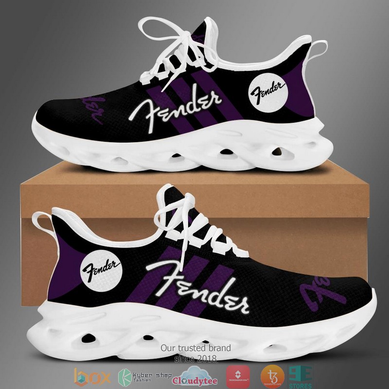 BEST Fender Black purple Adidas Clunky Max Soul shoes 4