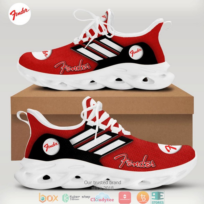 BEST Fender Dark Red Adidas Clunky Max Soul shoes 5