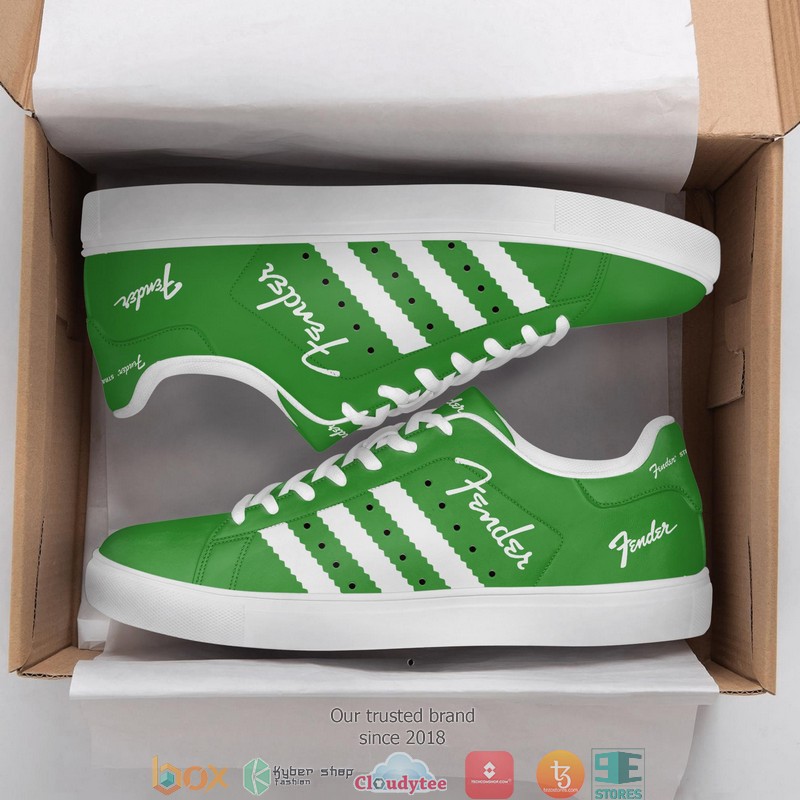 HOT Fender Green Adidas Stan Smith Low top shoes 7