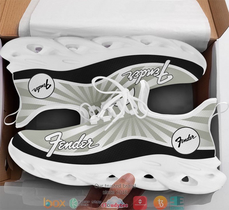 BEST Fender Grey 3d illusion Clunky Max Soul shoes 9